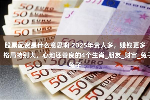 股票配资是什么意思啊 2025年贵人多，赚钱更多，格局特别大，心地还善良的4个生肖_朋友_财富_兔子