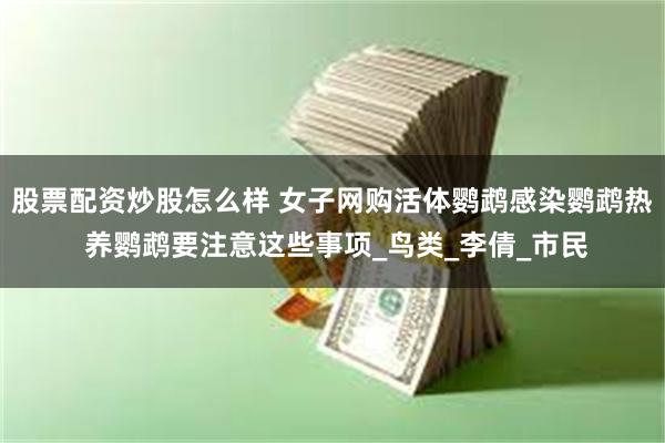 股票配资炒股怎么样 女子网购活体鹦鹉感染鹦鹉热 养鹦鹉要注意这些事项_鸟类_李倩_市民